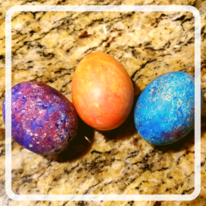 Dyeing Easter Eggs with Rice