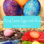 Dying Easter Eggs with Rice