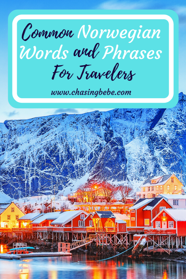 Common Norwegian Words and Phrases for Travelers